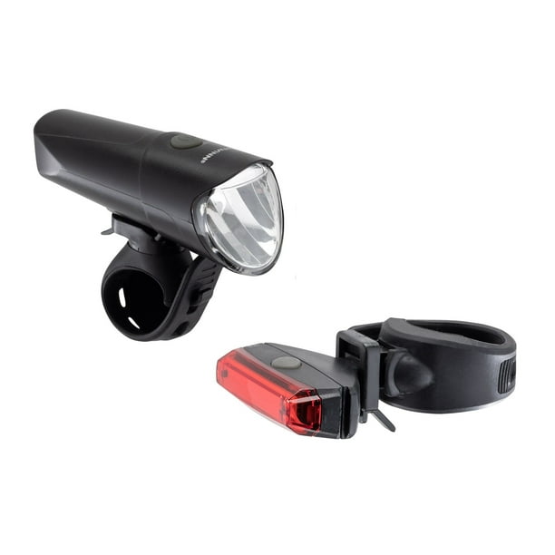 Schwinn Intensa 100 Lumen Light Set for Bicycles, with USB rechargeable headlight