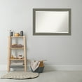 thumbnail image 5 of Amanti Art Beveled Wood Bathroom Wall Mirror - Fencepost Grey Narrow Frame Fencepost Grey Narrow Outer Size: 41 x 29 in, 5 of 5