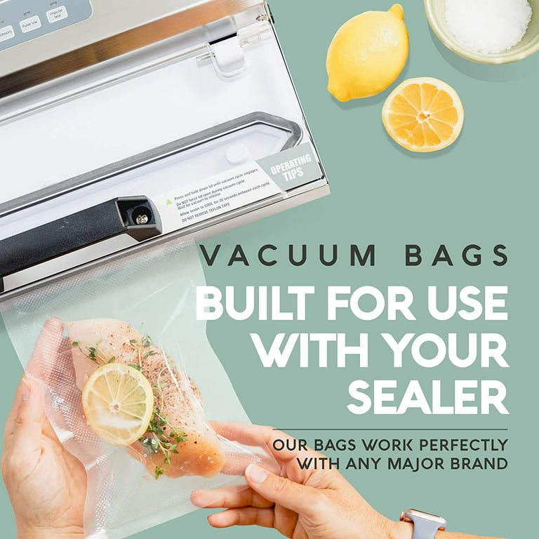 Avid Armor - Vacuum Sealer Bags, Vac Seal Bags for Food Storage, Freezing,  and Sous Vide Cooking, Non-BPA Freezer Vacuum Sealer Bags, Pint, Quart, and