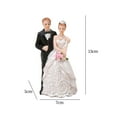 thumbnail image 4 of Figura de pareja, escultura de estatua romántica, adorno coleccionable hecho a mano para EstiloB, 4 of 8