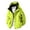Green, variant on ,Men's Long Sleeve Oversized Hooded Jackets Full Zip Loose Fit Raincoats Fall and Winter Outdoor Hiking Sports Outwears Mint Green S