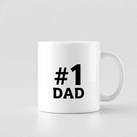 Father’S Day Coffee Mug Gift For Dad – World'S Greatest Father Cup #1 Dad