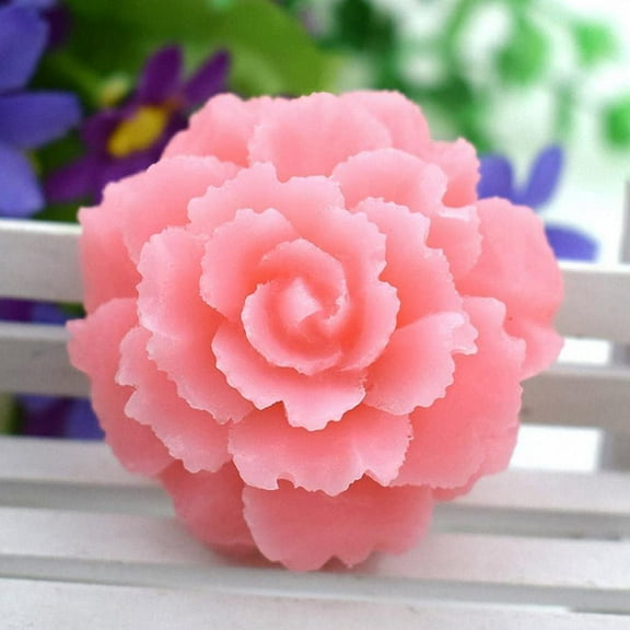 Ruifaya Silicone Sugarcraft Peony Flower Soap Candle Mould Tool N4C2 Fondant Cake