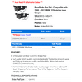 thumbnail image 2 of Rear Brake Pad Set - Compatible with 2009 - 2013 BMW 335i xDrive Base Coupe 2010 2011 2012, 2 of 2