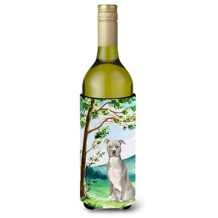 

Under the Tree Staffordshire Bull Terrier Wine Bottle Beverage Insulator Hugger