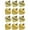 Golden, variant on Neinkie 12Pcs/Box Valentine's Day Decorations Heart Shaped Ornaments,Red Pink Silver White Plastic Hanging Baubles, Tree Ball Heart Glitter Decor for Wedding Decorations Gift