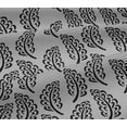 thumbnail image 4 of oneOone Cotton Jersey Black Fabric Leaves Block Sewing Fabric By The Yard Printed Diy Clothing Sewing Supplies 58 Inch Wide, 4 of 4