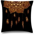 thumbnail image 1 of Awkward Styles Mandala Decorative Pillow Covers Dreamcatchers Throw Cushion Case, 1 of 2