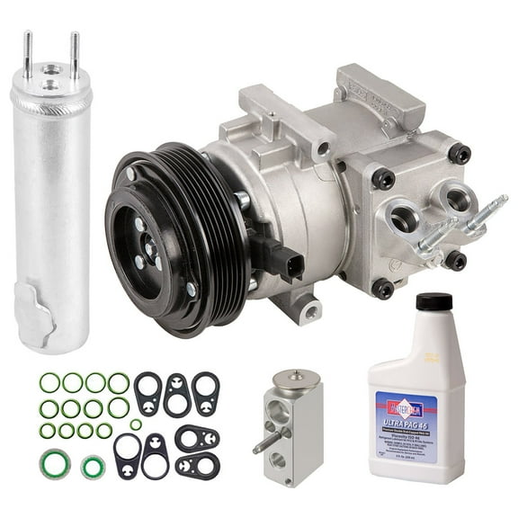 For Ford Fiesta 2011 2012 2013 OEM AC Compressor w/ A/C Repair Kit - BuyAutoParts