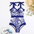thumbnail image 1 of Traje De Baño Damas Traje De Baño Damas Traje de baño de playa para mujer con cordones y vestido para deportes acuáticos (traje de baño individual XL, 1 of 7
