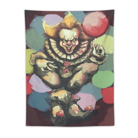 Pennywise Tapestry Wall Hanging, Elegant Wall Hanging Tapestries Wall Art for Bedroom Decor, Outdoor, Parties 30"x40"
