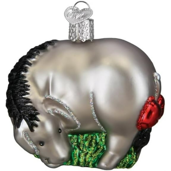 Old World Christmas Blown Glass Ornament for Christmas Tree, Eeyore