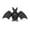 B Halloween Bat Refrigerator Magnet#2, variant on Halloween Black Bat Magnet for Fridge, Glow in The Dark Eyes Luminous Bat Magnets, Waterproof Magnetic Bat Stickers for Garage Door Car Decor (6Packs)
