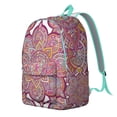 thumbnail image 2 of Boho Chic Mandala Print Backpack Gift with Laptop Compartment for Women Men, Large Floral Bookbag for School College Travel, 2 of 5
