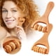 thumbnail image 5 of Rodillo Masajeador Doble/Triple - Madera, Portátil, Empuñadura Ergonómica - Masaje de Tejido Profundo para Espalda/Cuello/Hombros, 5 of 6