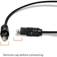 thumbnail image 3 of THE CIMPLE CO - Digital Optical Audio Cable - 30 ft - Toslink - Optic Fiber Cord - Ultra Thin, 3 of 9