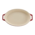 thumbnail image 4 of Staub Ceramic 2-pc Oval Baking Dish Set - Cherry, 4 of 7