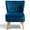 Blue, variant on Resenkos Armless Accent Chair, Wingback Sofa Chair,Reading Chair,Armless Accent Chair Tufted Velvet Leisure Chair-Pink