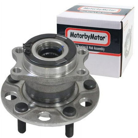 MotorbyMotor 512333 Rear Wheel Bearing Hub Assembly fit for 2007-2017 Jeep Compass, 2007-2017 Jeep Patriot, 2007-2008 Dodge Caliber Wheel Hub w/5 Lugs [4WD 4x4, AWD]