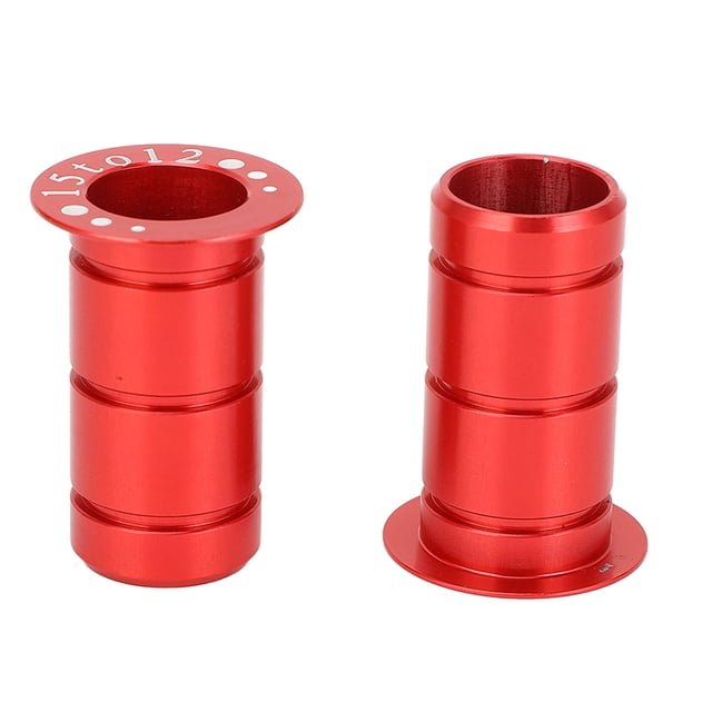 Mountain Road Cycle Hub Thru Axle Adapter Aluminum Alloy 15MM to 12MM Front Adapter