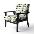 thumbnail image 2 of Designart "Gold Glitter Geometric" Upholstered Patterned Accent Chair and Arm Chair, 2 of 5