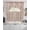 Light Beige, variant on Pink Beige Flowers Swag Curtains for Living Room/Bedroom Windows, Spring Floral Elegant Pastoral Rustic Kitchen Curtains and Valances Set 36 Inch Length, Light Filtering Swags Valance Curtain Panels