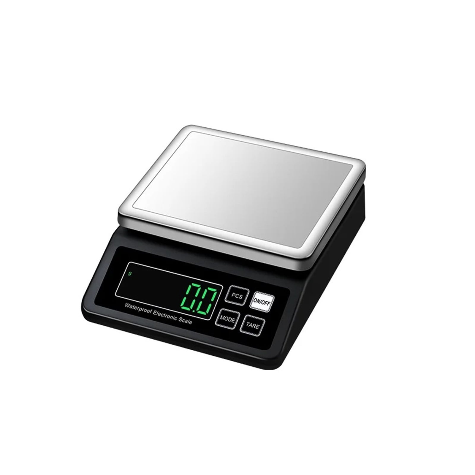 Fully Waterproof Kitchen Scale USB Rechargeable Steel Electronic Balance 0.1g/1g High Precision ,Multi Measuring Units