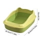 thumbnail image 3 of Inodoro abierto semicerrado a prueba de caja de arena Desodorante Bandeja para heces Suministros para mascotas Caja de arena de plástico para gatos, 3 of 6