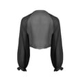 thumbnail image 3 of MSemis Womens Shawl Open Front Bolero Shrugs Jacket Cardigan, 3 of 5