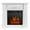 White, variant on Giantex 32 x 30 inches 1400 W Electric Indoor Fireplace Heater
