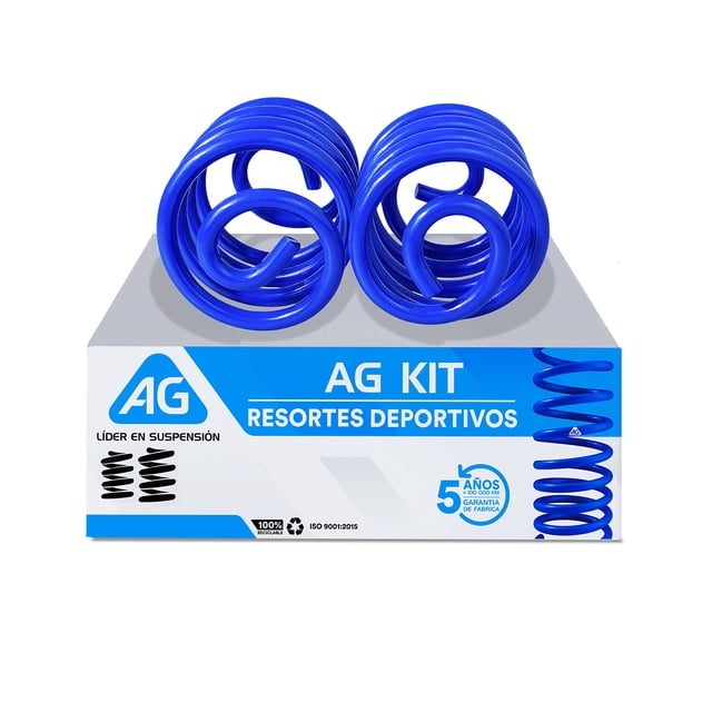 Resortes AG Kit para Auto Traseros para Chevrolet Corsa 2000 a 2008 2 Piezas Nuevos