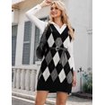 thumbnail image 4 of Zeagoo Womens Sweater Vest Dress Oversized Knitted Sleeveless Pullovers Sweaters V Neck Tank Sweater Dress Fall Winter, 4 of 6
