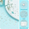 thumbnail image 4 of 114pcs 8 Sizes Clear Diamond Gemstone 0.8~2mm Faceted Rhinestone Gems Small Round Loose Stones Cabochons with Pointed Back for Ring Earring Bracelet Nail Art Jewelry Making DIY, 4 of 6