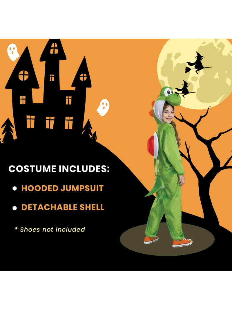 Disguise Super Mario Bros. Yoshi Hooded Child Jumpsuit