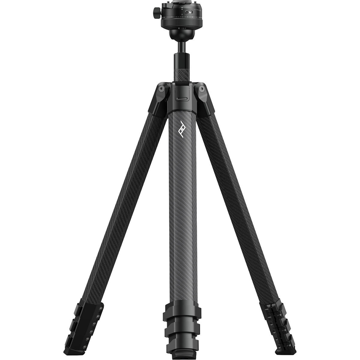 Peak Design 4-Section Aluminum Pro Tall Tripod with Ball Head, Black