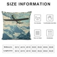thumbnail image 5 of BANET Throw Pillow Cushion Cover, in The Propeller Engine Murky, Decorative Square Accent Pillow Case 24x24in, 5 of 5
