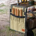 thumbnail image 3 of Tenedores para asar con bolsa de almacenamiento Pinchos para barbacoa de picnic para acampar al aire libre CAMPINGMOON  tenedor de barbacoa, 3 of 6