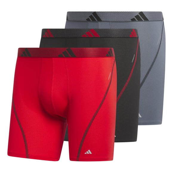 Calzoncillos tipo bóxer adidas Performance Mesh para hombre, XXL, paquete de 3