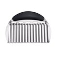 thumbnail image 2 of Clearance Cutter under $5 Stainless Potato Cutter Crinkle Chopper For Vegetables Fruits Easy To Use Wavy Design Ergonomic Handle French Fry Slicer For Carrot Chips Onions, 2 of 8