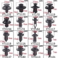thumbnail image 3 of Labymos 630pcs/Set Car Body Push Pin Rivets Car Bumper Repairing Kits Fastener Clip Expansion Clips, 3 of 8