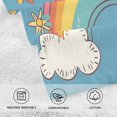 thumbnail image 5 of Yayeee 100% Cotton Hand Towels for Bathroom 16" x 28" Soft Absorbent Kitchen Towel, Rainbow with Stars, 5 of 7