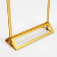 thumbnail image 3 of M&T Displays Desktop Acrylic Sign Menu Holder Double Sided T Shape Tabletop 5x7 Inch Gold Border Bottom Loading Clear Ad Frame for Restaurant Store Wedding Party Event (12 pack), 3 of 3