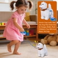 thumbnail image 3 of Interactive Robot Dog with Remote Control Leash Interactive Electronic Pet Plush Toy Puppy Licking Tongue for Gifts Birthday (D), 3 of 6