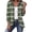 04-Green, variant on Womens Christmas Vintage Jackets Casual Printed Long Sleeve Lapel Blazer Tops Fashion Holiday Party Outerwear