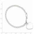 thumbnail image 2 of Sterling Silver Heart Charm Bracelet, 2 of 2