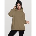 thumbnail image 4 of Women's Oversized Fleece Hoodie Comfy Loose Fit Pullover Sweatshirt Fall Winter Clothes, 4 of 6