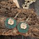 thumbnail image 3 of 3 pairs Bohemian Two Layer Sunflower Vintage Earrings, 3 of 5