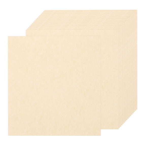 Uxcell Parchment Paper Aged Look Stationery Vintage Paper Sheet for Certificate Invitation Envelope Deep Brown 8.5 x 11 Inch