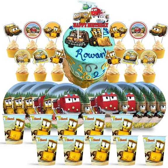 Stinky & Dirty Birthday Cups Party Supplies Plates Fans Decorations Cake Topper Decor