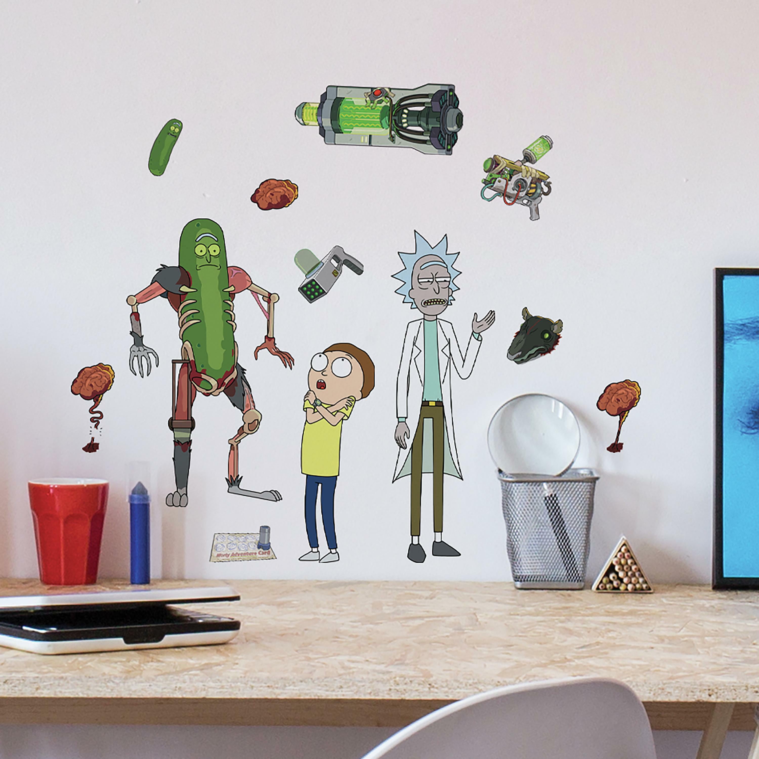 Rick And Morty Peel and Stick Wall Decals 
